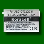 Baterie pro ALCATEL 320 / 331, 700mAh, Li-Ion